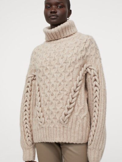 بلوز بافت یقه اسکی