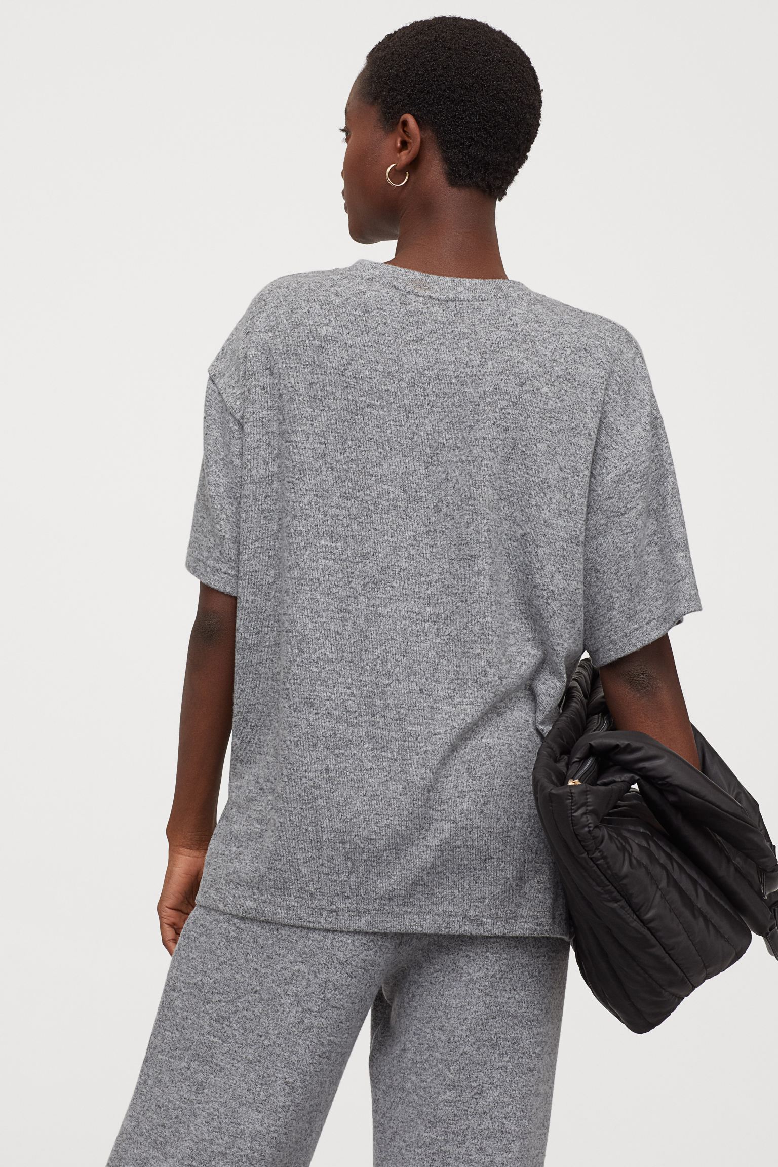 ست پیراهن شلوار طوسی فلورال - تصویر 2